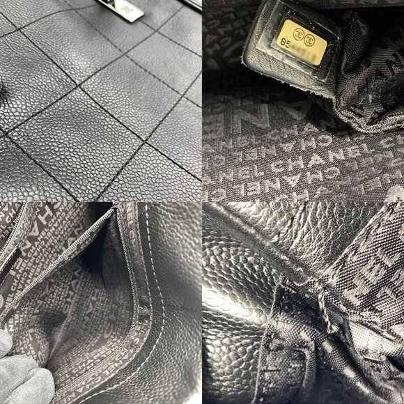 CHANEL Black Caviar Leather Tote Bag - Picture 7 of 7